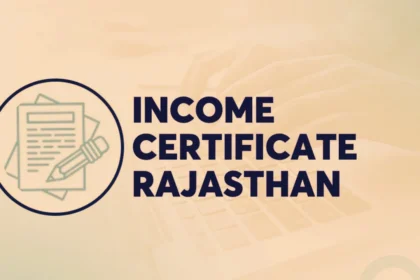 income certificate rajasthan