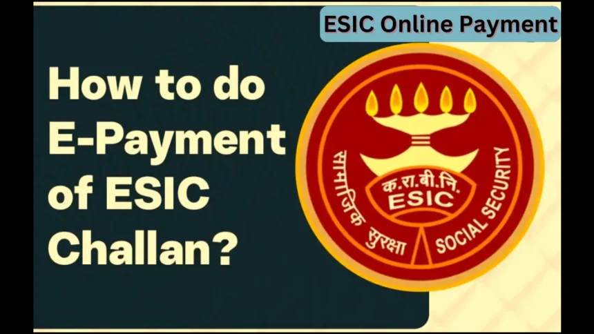 esic online payment